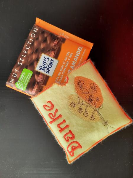 ITH - Stickdatei Schokoladenhülle Flower